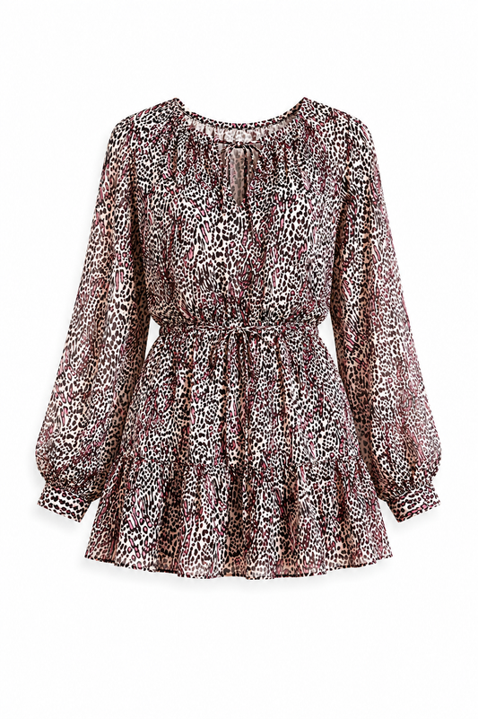 Guess Animal Print Mini Dress