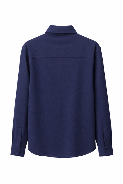 ZARA Textured Shirt – Navy Blue