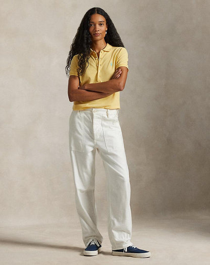 Polo Ralph Lauren blouse - Soft pastel yellow