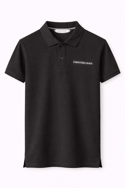 Calvin Klein Jeans Black Polo Shirt