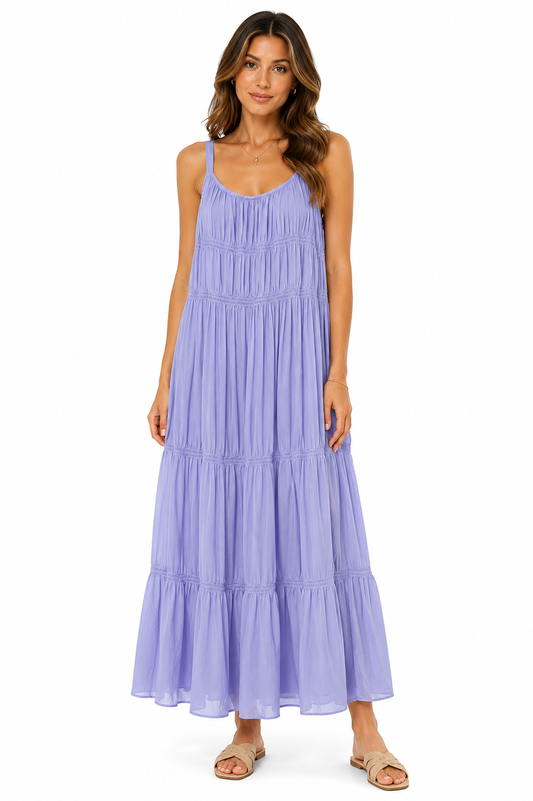 M&S Tiered Maxi Dress – Product Description