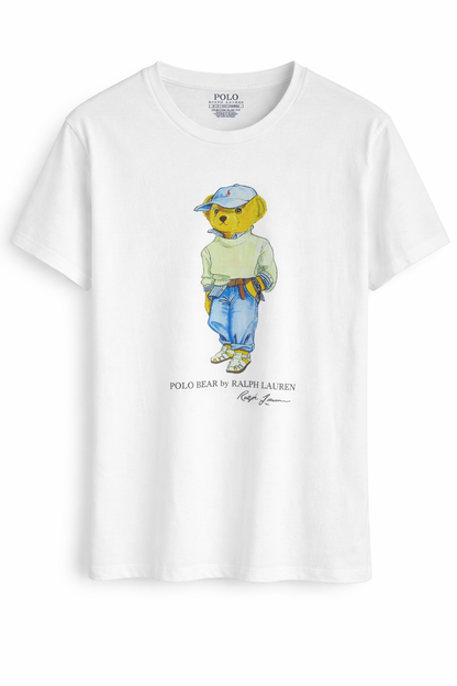 Polo Ralph Lauren White Polo Bear (T-Shirt)