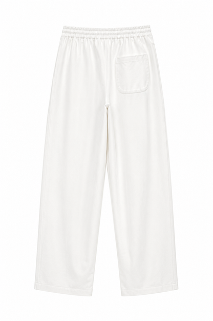 Zara Relaxed Drawstring Wide-Leg Trousers