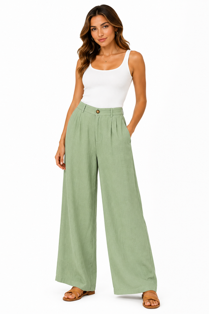 Van Heusen Wide-Leg Pants – Product Description