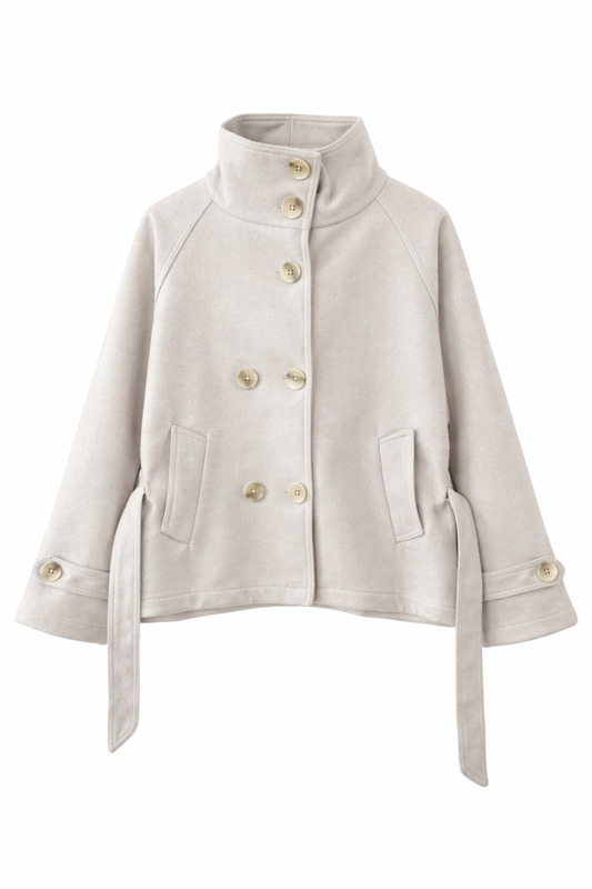 Mango jacket structured wool-blend style