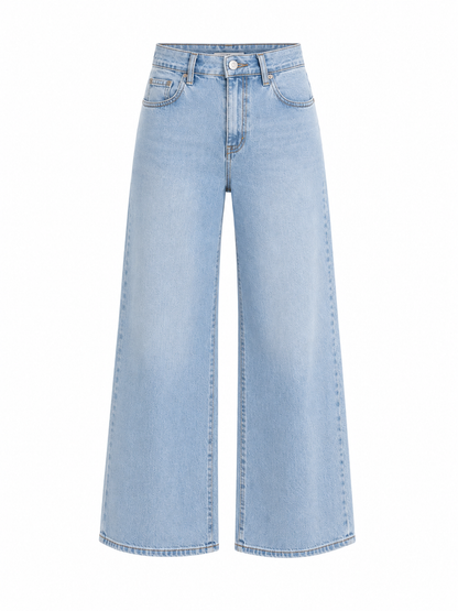 Bonprix Light Blue Wide Leg Jeans