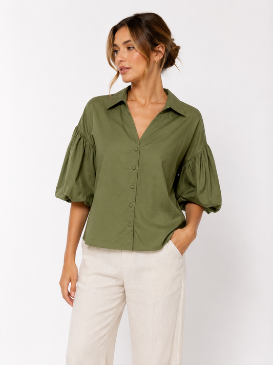VERO MODA Puff Sleeve Shirt