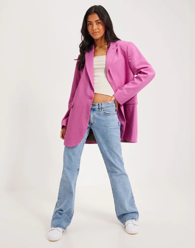 JACK & JONES STYLE  Women’s Oversized Tailored Blazer – Pink