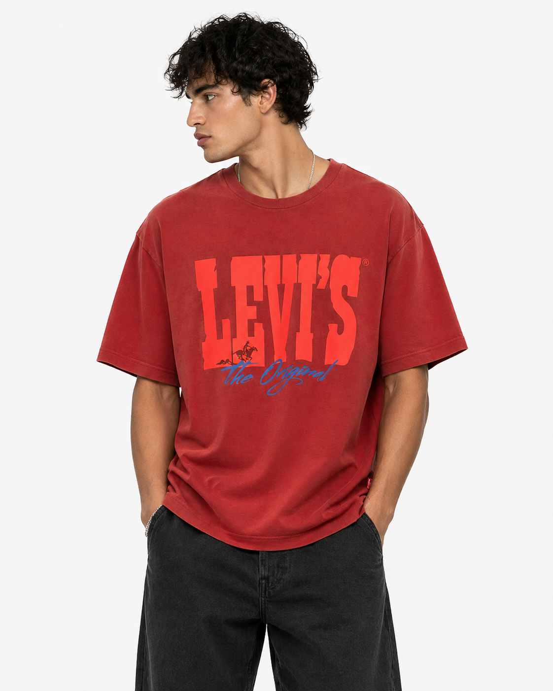 Levi’s Graphic T-Shirt (Red Logo Print)