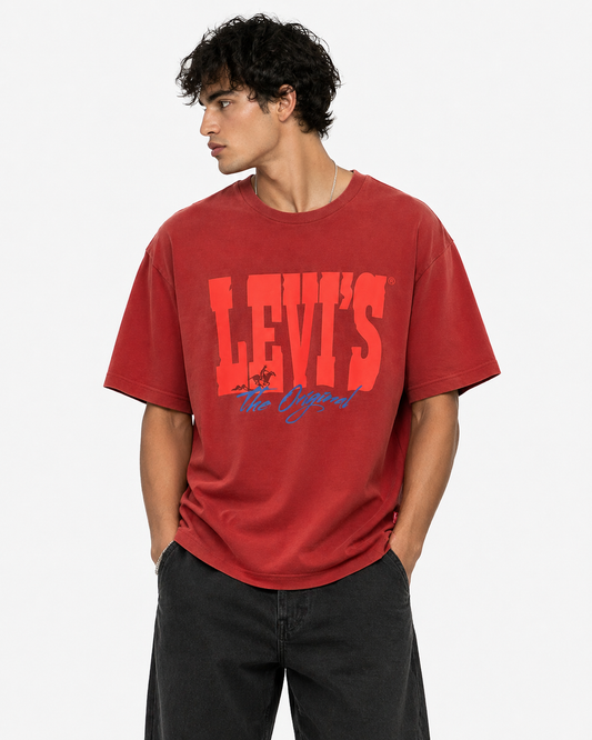Levi’s Graphic T-Shirt (Red Logo Print)