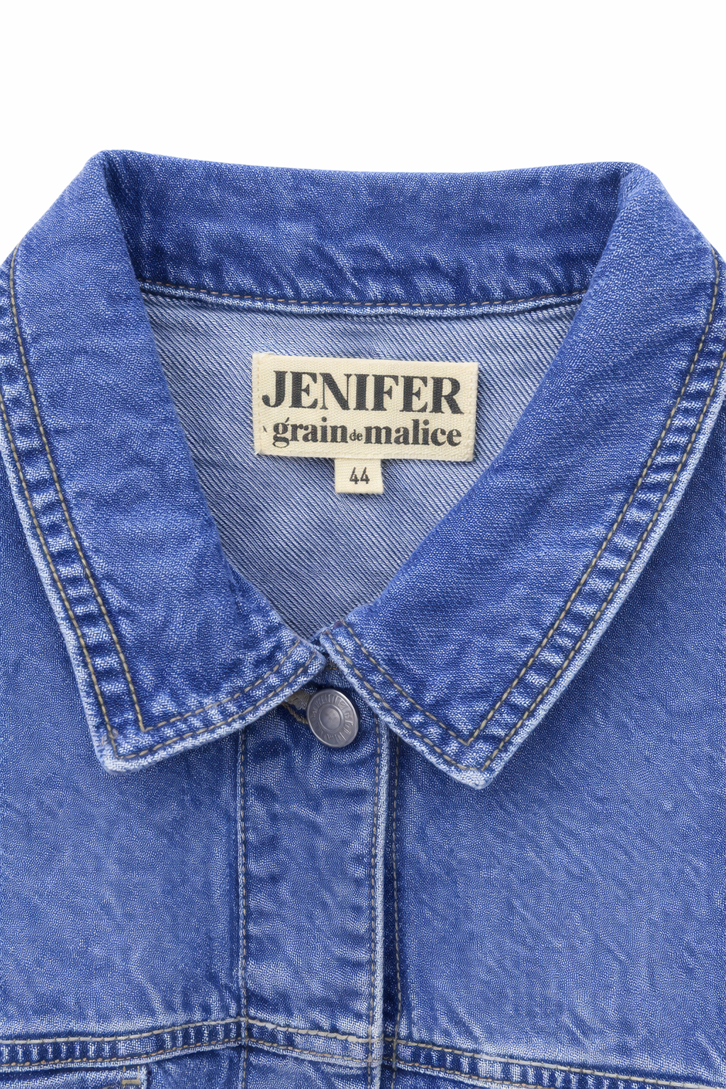 Jenifer Grain de Malice Oversized Denim Jacket – Vintage Blue Wash