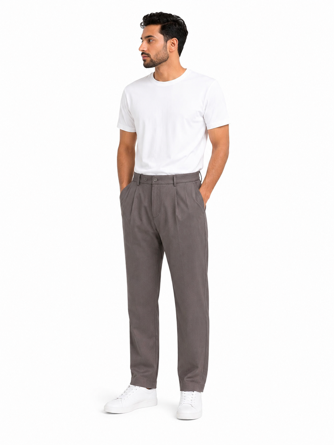 Zara Tailored Pleated Trousers