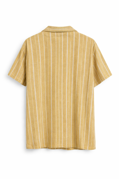 ZARA Oversized Textured Stripe Shirt