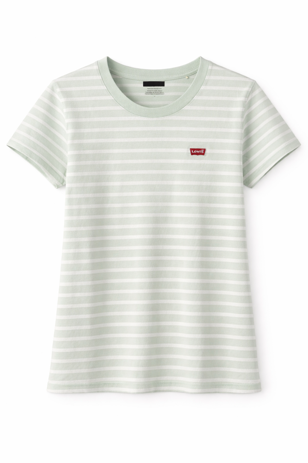 Levi’s® Women’s Striped T-Shirt (Light Green / White)