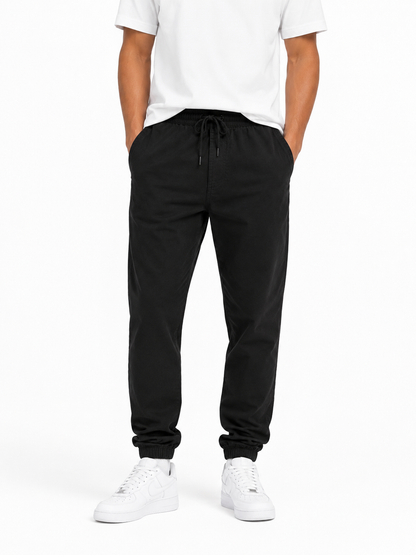 Pull&Bear Basic Black Jogger Pants