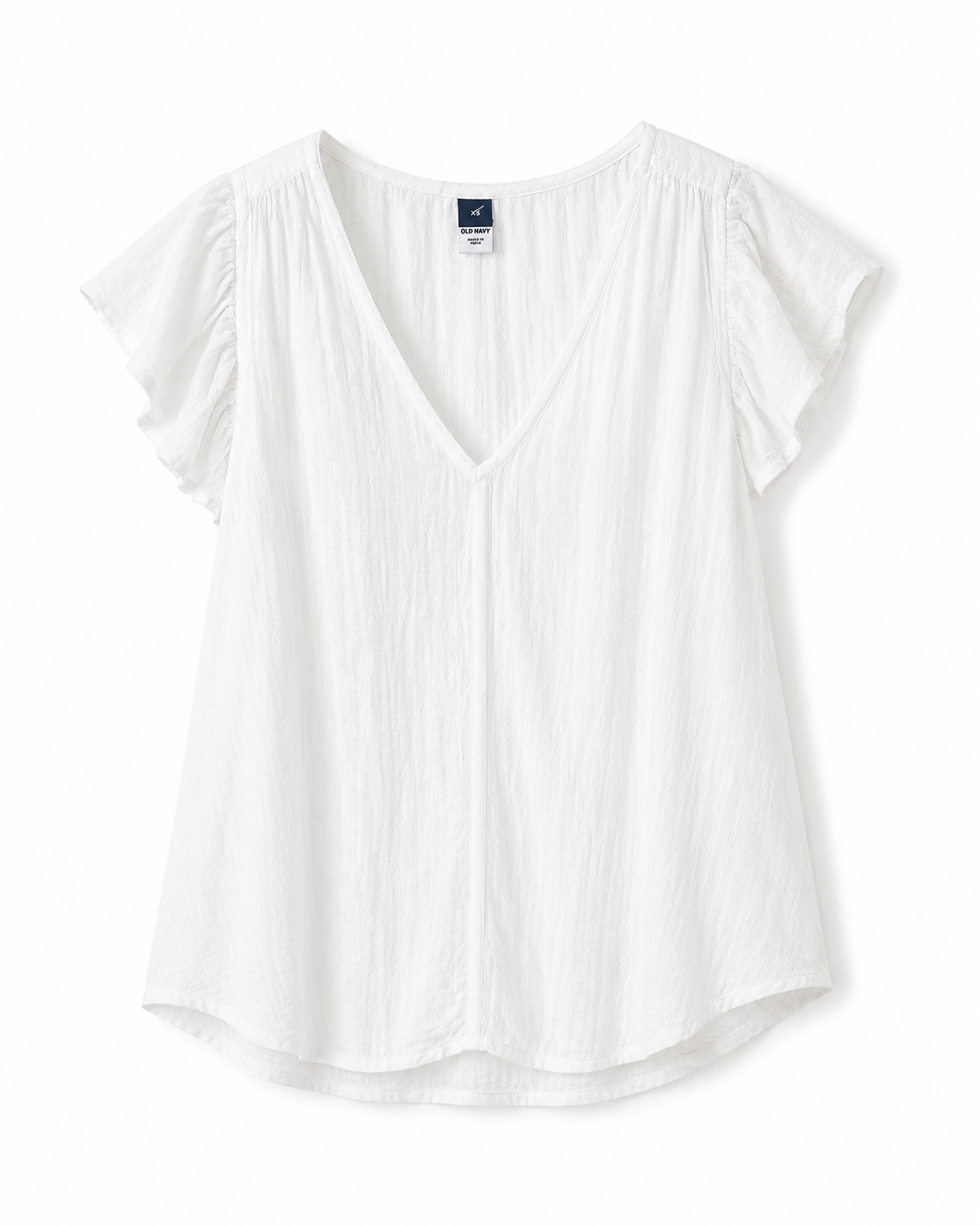 Old Navy Flutter Sleeve Blouse – Product Description