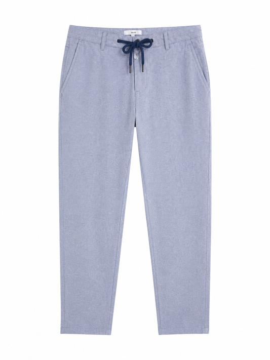 Jules Linen Blend Drawstring Trousers