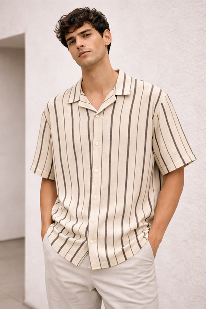 ZARA Oversized Striped Shirt