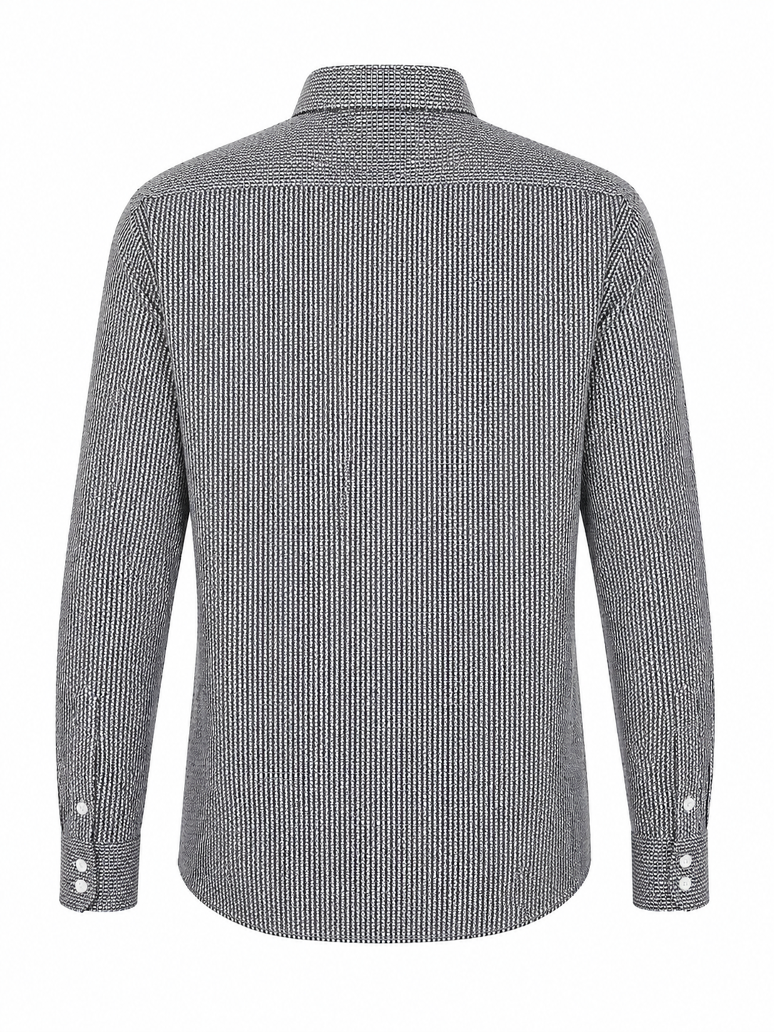 BOSS Black & White Micro-Pattern Slim-Fit Shirt