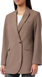 JACK & JONES STYLE  Women’s Oversized Tailored Blazer – Pink