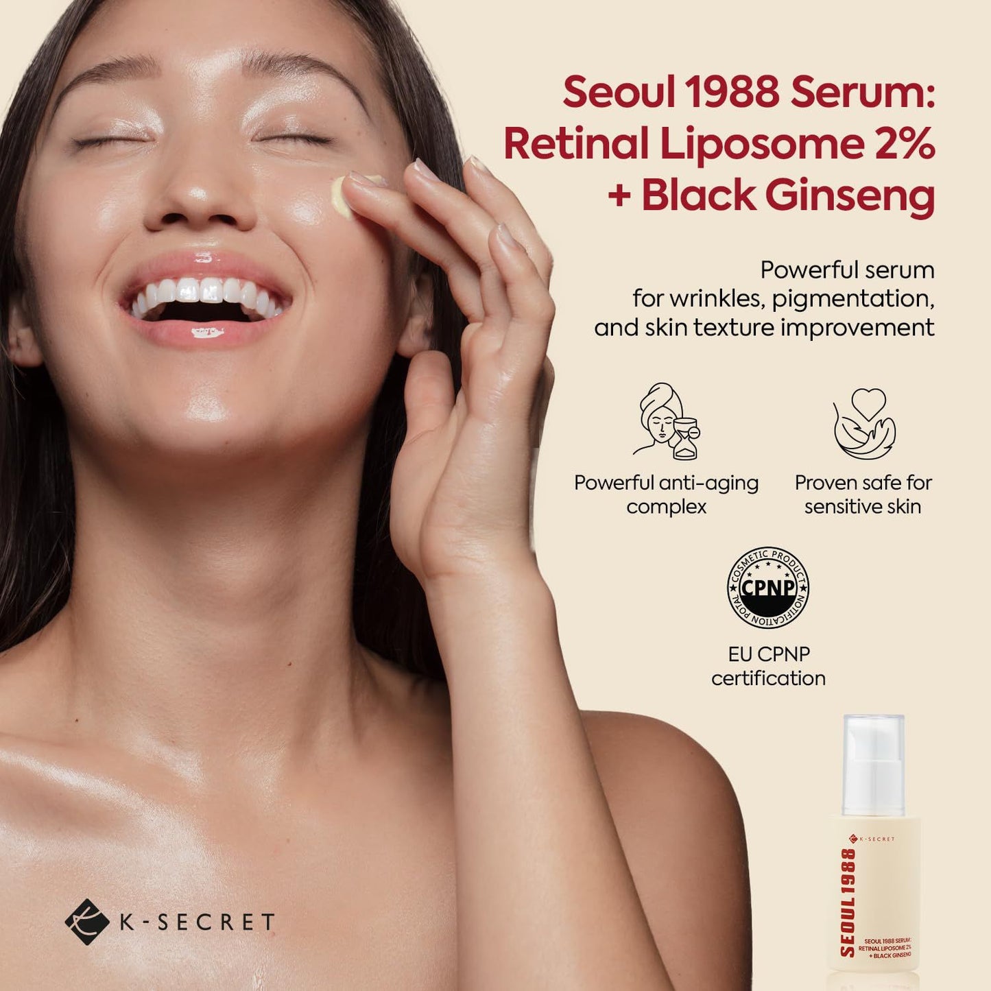 SEOUL 1988 Serum – Retinal Liposome 2% + Black Ginseng