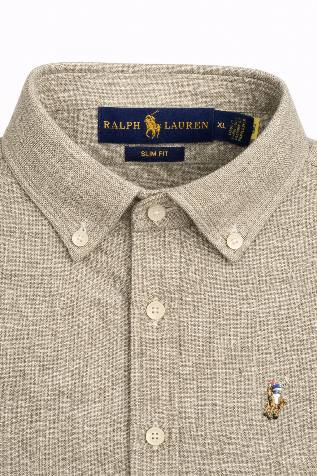 Polo Ralph Lauren Slim Fit Shirt – Sage Beige