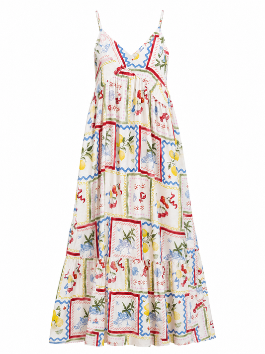 Abercrombie & Fitch Printed Maxi Dress – Product Description