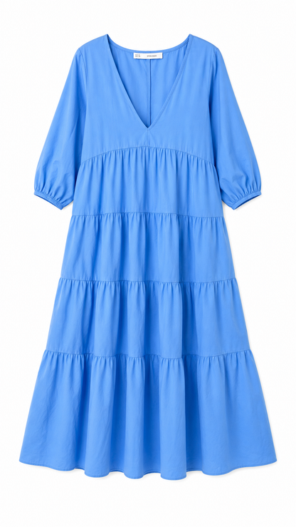 Sfera Basic Tiered Midi Dress