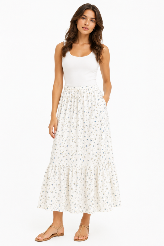 Vero Moda Floral Maxi Skirt – Product Description