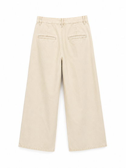 Bonprix Beige Wide Leg Pants