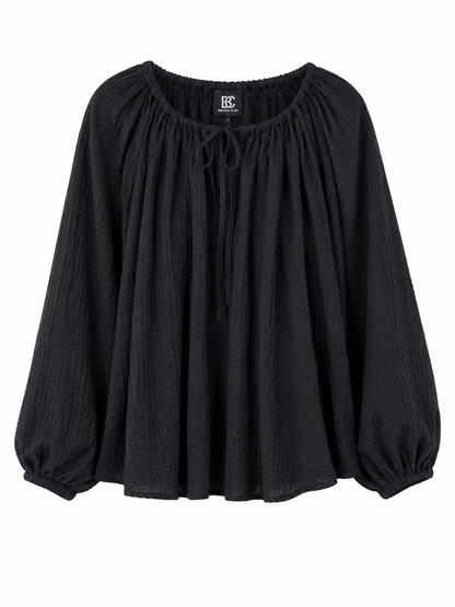 H&M Textured Peasant Blouse – Product Description