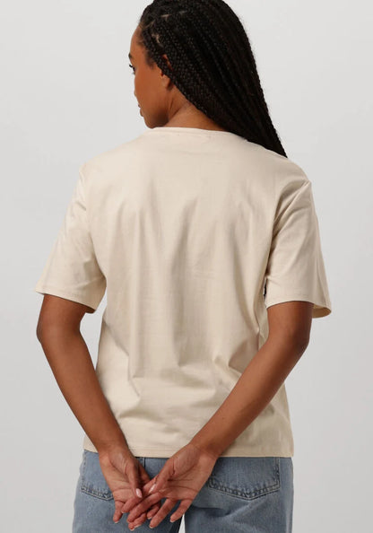 MSCH Copenhagen Basic Logo T-Shirt – Beige