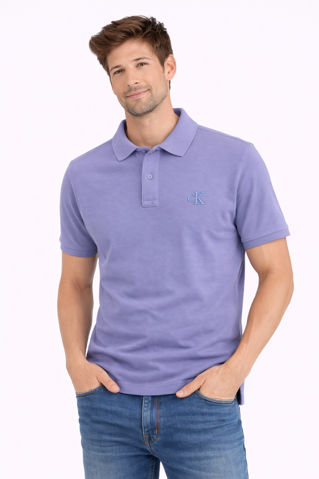 Calvin Klein Lavender Purple Polo Shirt