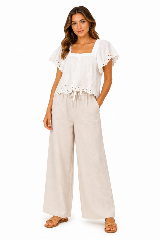 American Eagle Embroidered Blouse – Product Description