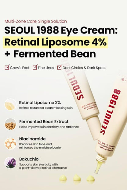 SEOUL 1988 Eye Cream – Retinal Liposome 4% + Fermented Bean