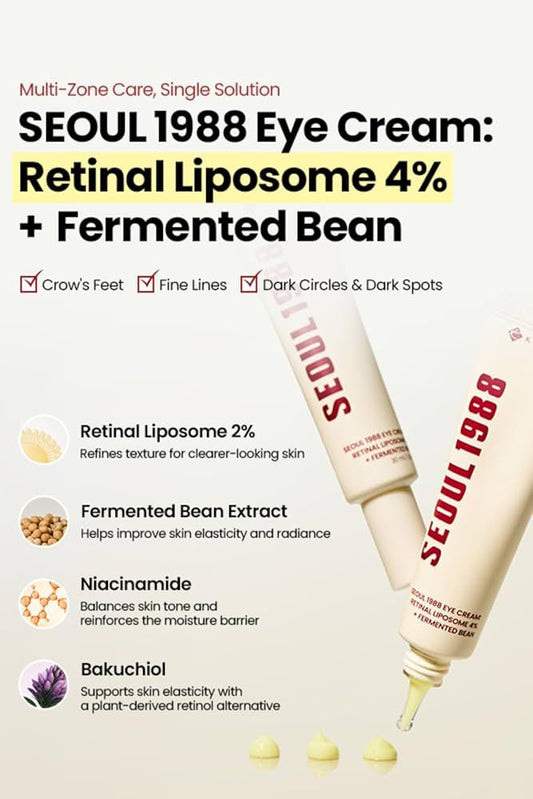 SEOUL 1988 Eye Cream – Retinal Liposome 4% + Fermented Bean