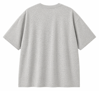 Nutmeg Basic T-Shirt – Light Grey (Classic Fit)