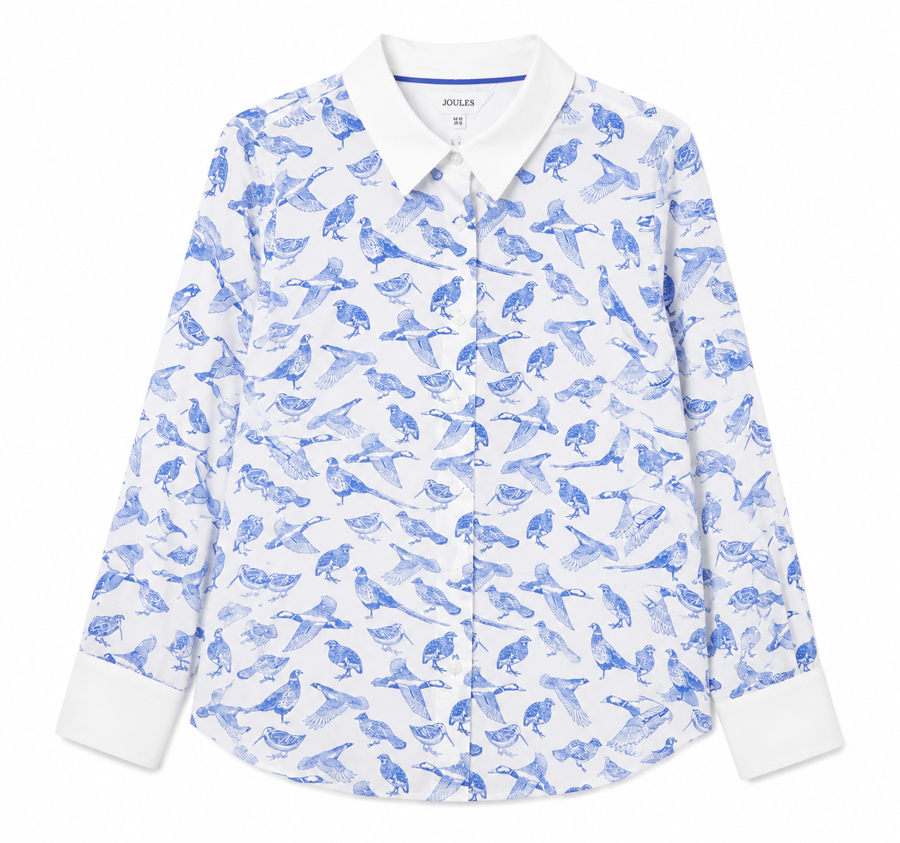 Joules – Bird Print Button-Up Shirt