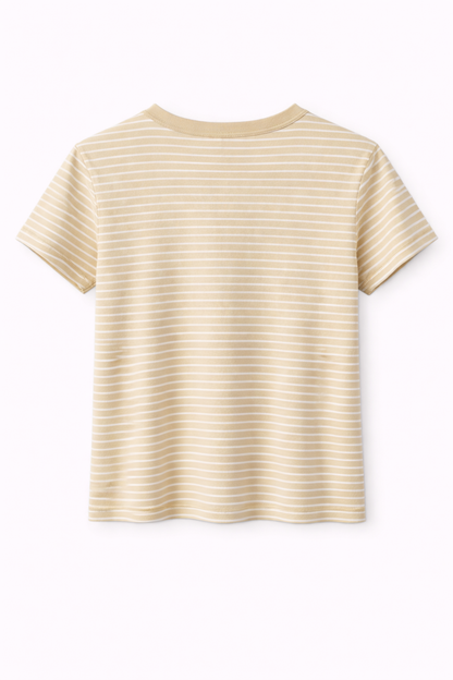 Levi’s® striped logo T-shirt  Beige