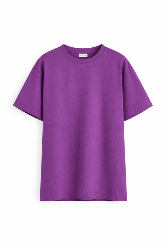 H&M Oversized Purple T-Shirt (Casual Essential)