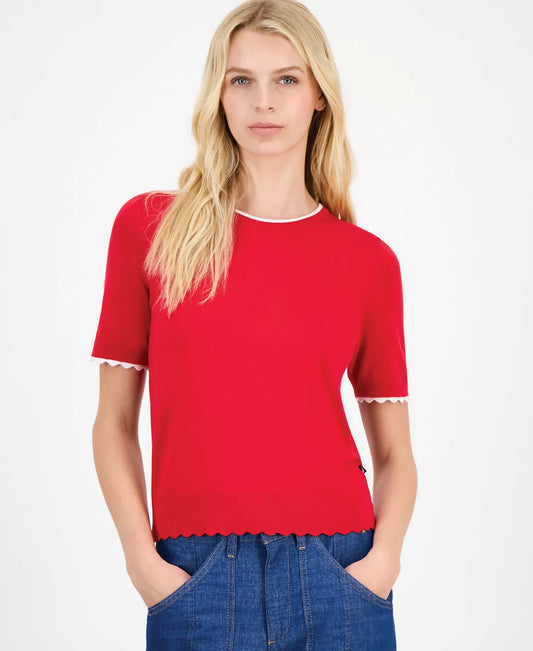 Nautica Red Blouse