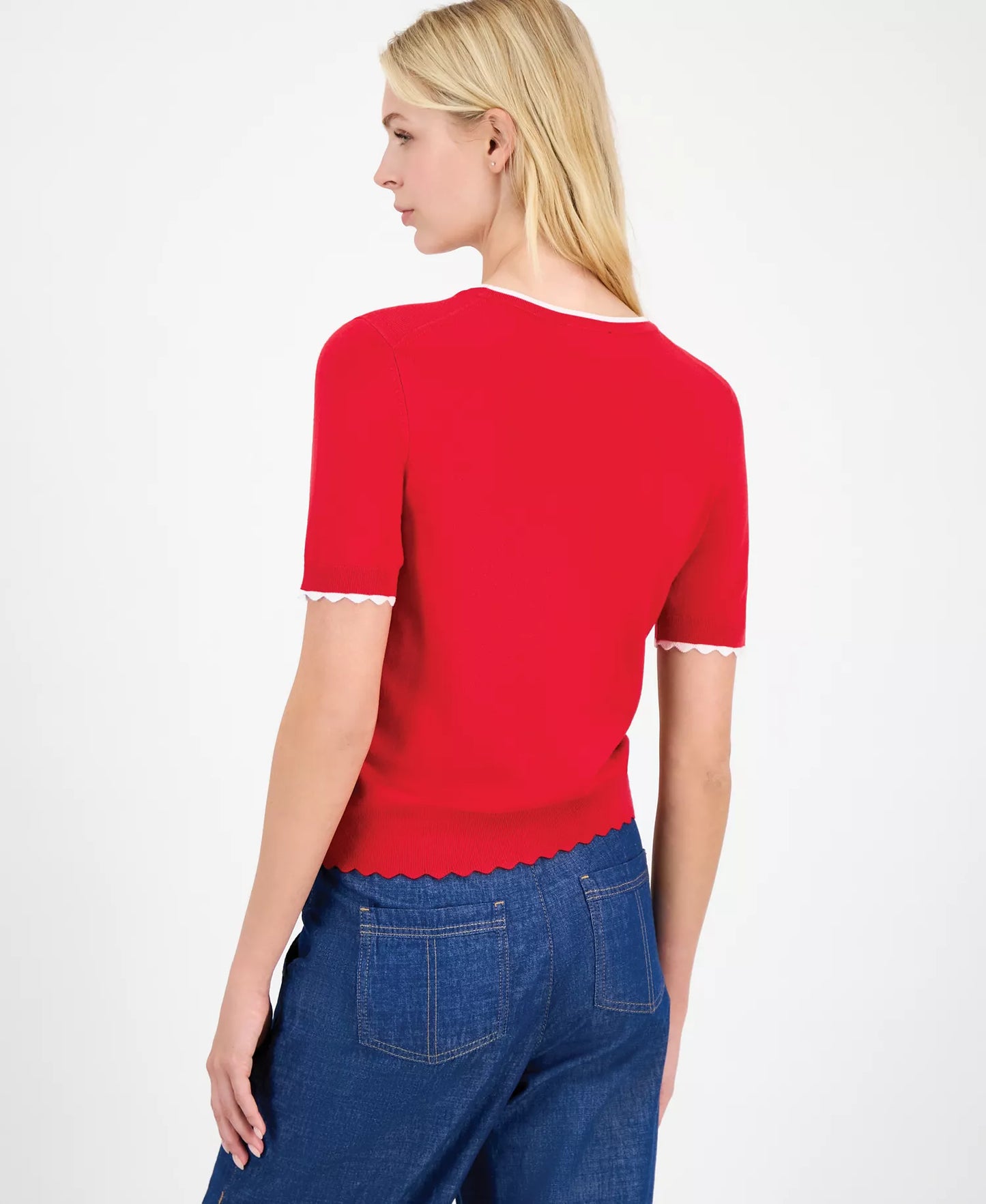 Nautica Red Blouse