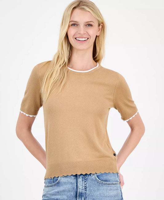 Nautica Beige Blouse