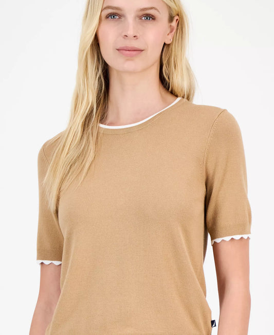 Nautica Beige Blouse