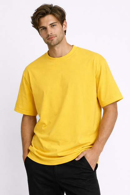 H&M Yellow Oversized T-Shirt