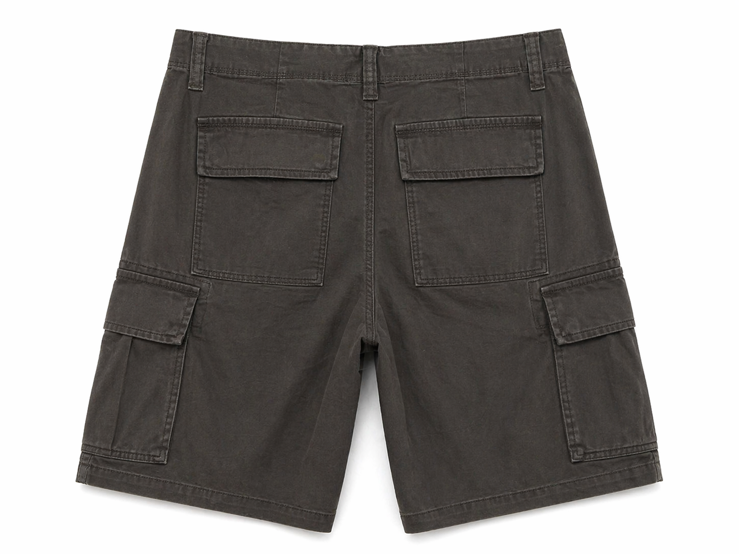 Sonoma Cargo Shorts – Washed Black (Utility Style)