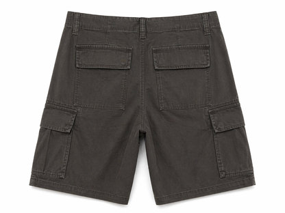 Sonoma Cargo Shorts – Washed Black (Utility Style)