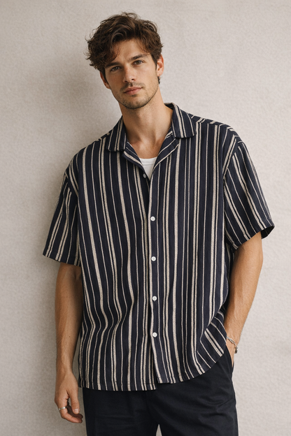 ZARA Oversized Striped Shirt