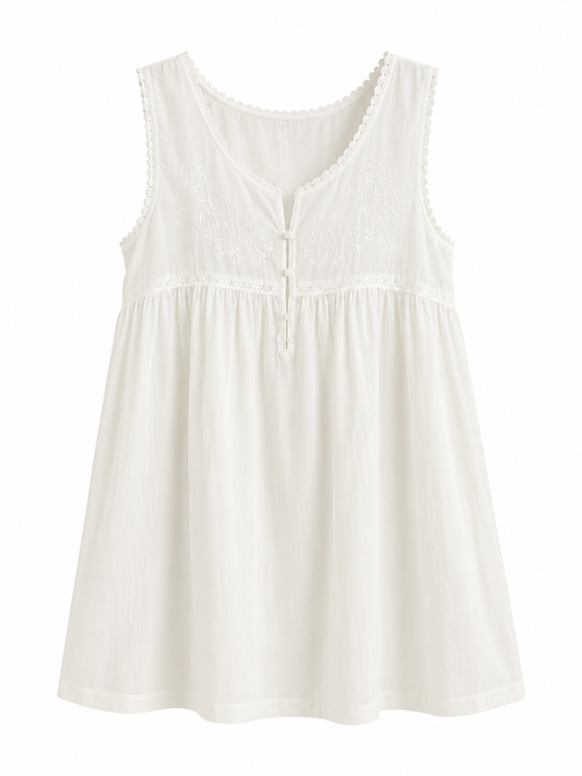 Zara Sleep Embroidered Nightdress – Product Description