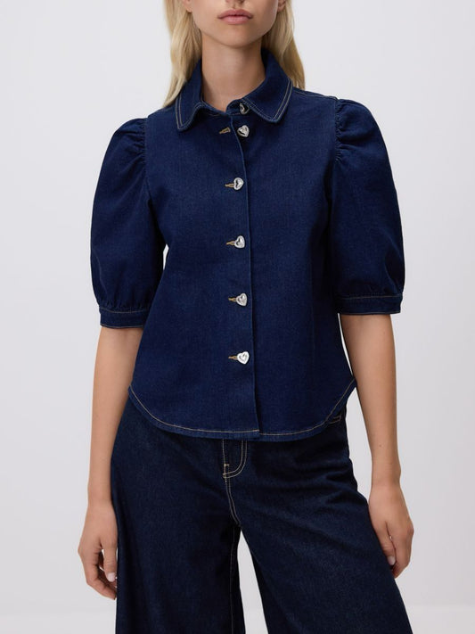 Reserved Denim Shirt – Dark Blue